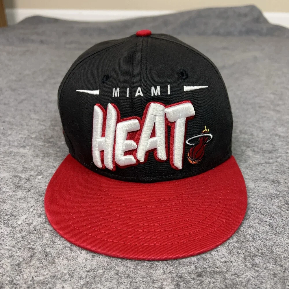 Miami Heat Hat Cap Snap Back Youth NBA‎ Basketball Hardwood Classics New Era